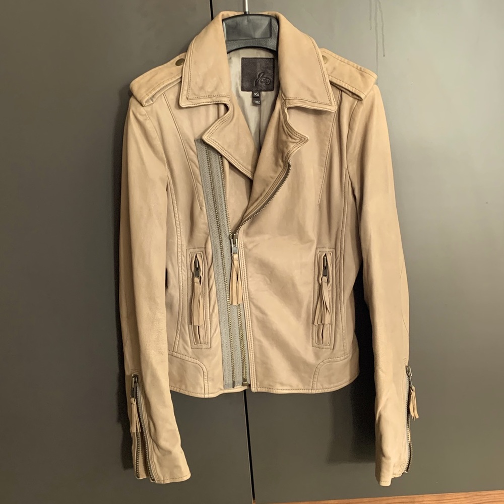 Joie Ailey Leather Jacket XS